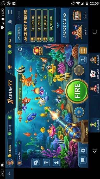 Galeri pratinjau visual jarum77 build APK resmi terbaru